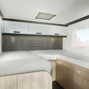 Ločeni postelji v avtodomu Sun Living C65SL